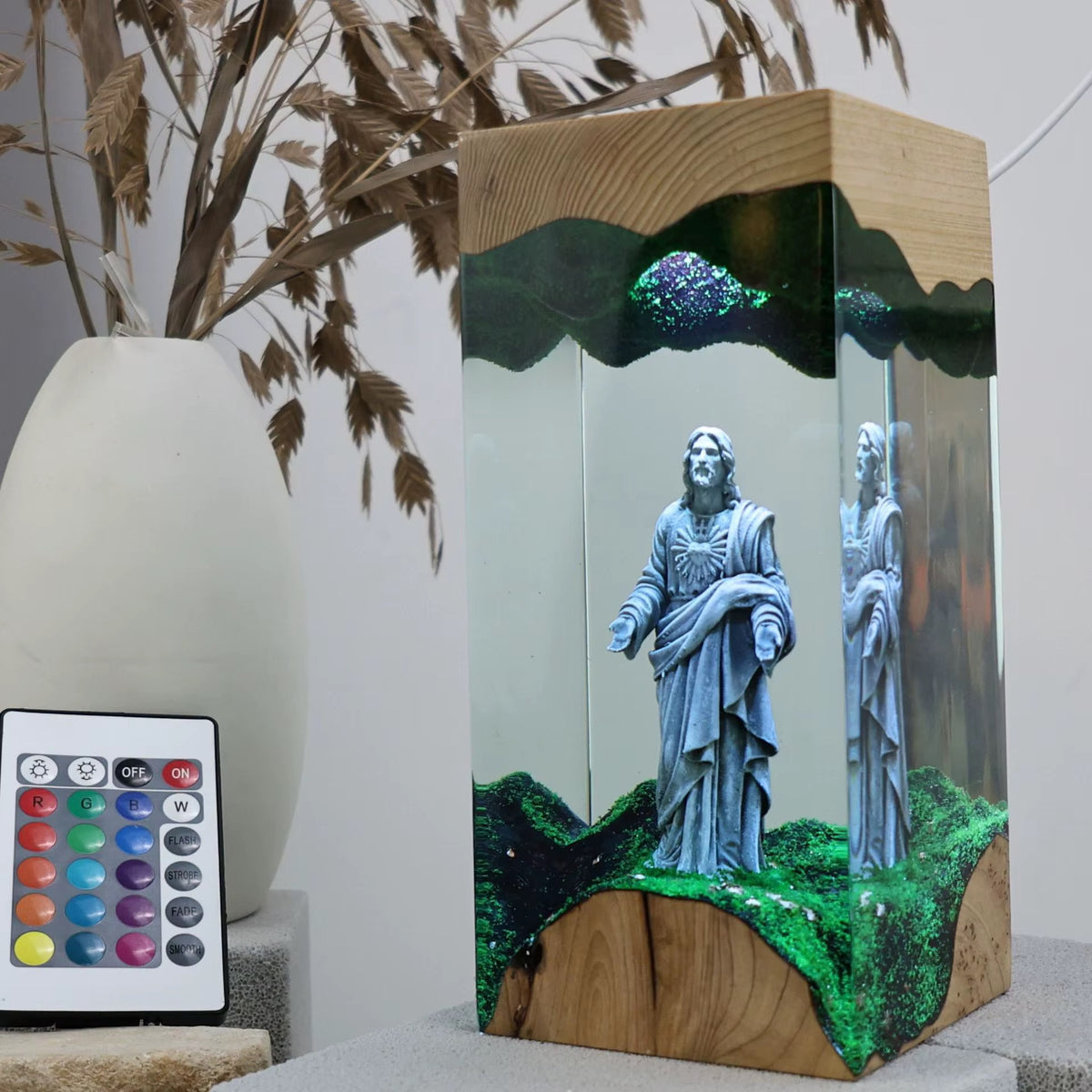Medieval Western Resin Lamp Ornament