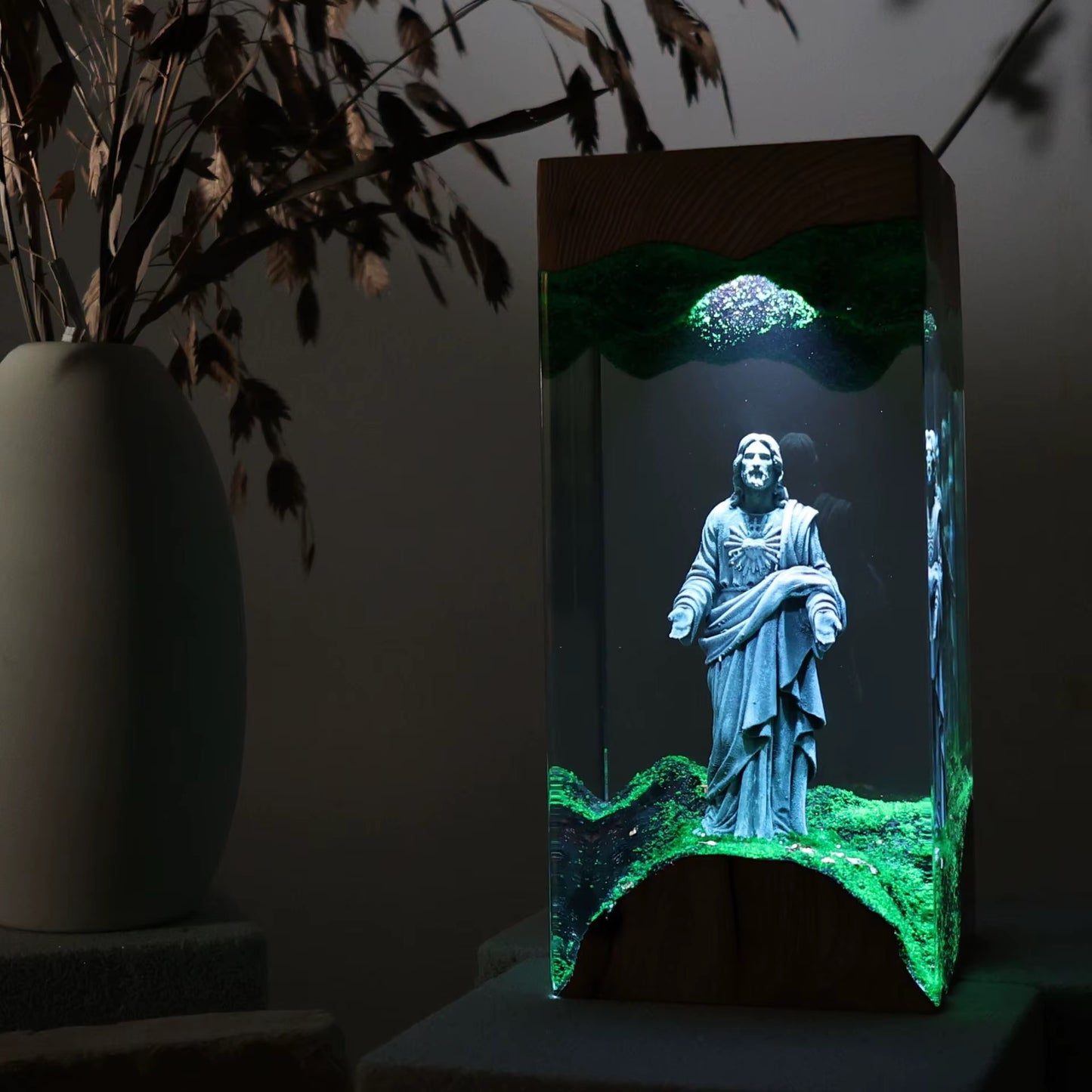 Medieval Western Resin Lamp Ornament