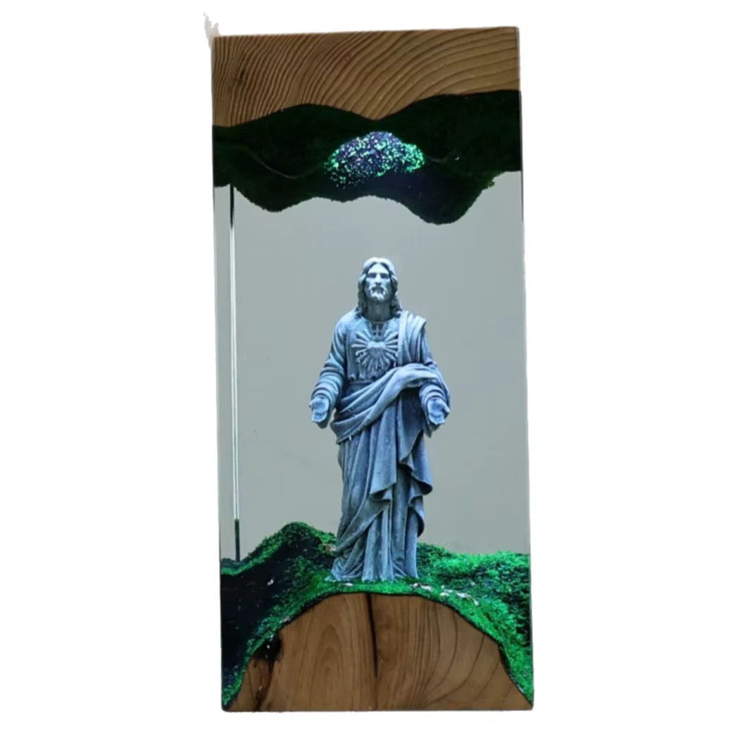 Medieval Western Resin Lamp Ornament